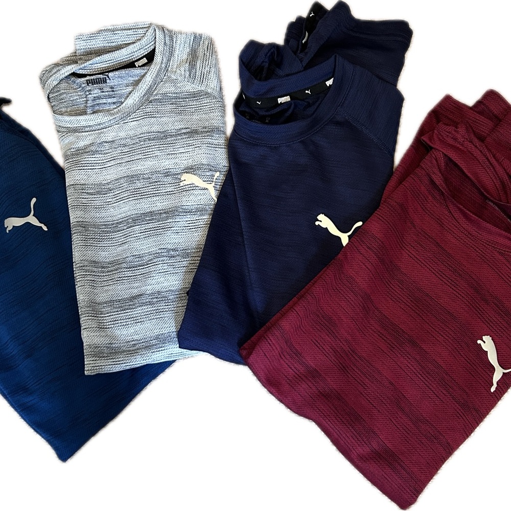 PUMA Men's Short Sleeve Pace T-Shirt - lot of 4 - XL